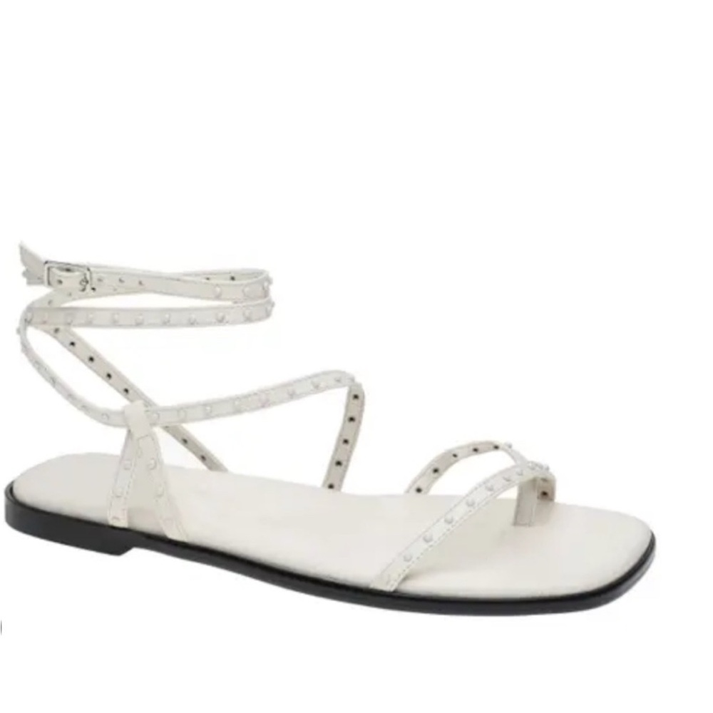 Marc Jacob’s white studded scrappy sandals